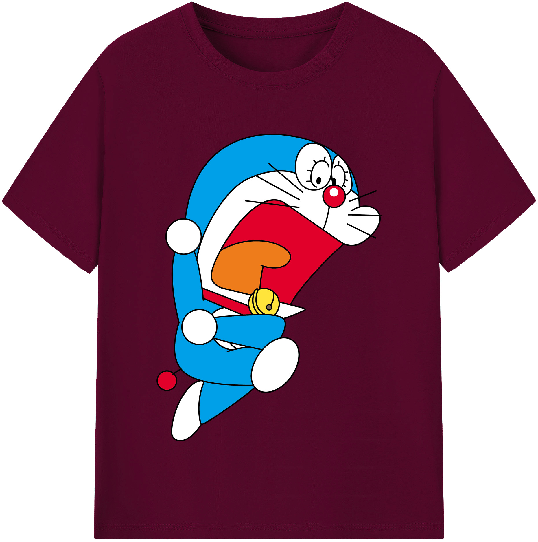 （画像用） ドラえもん Doraemon レディースカジュアルプリントTシャツ（綿100％）